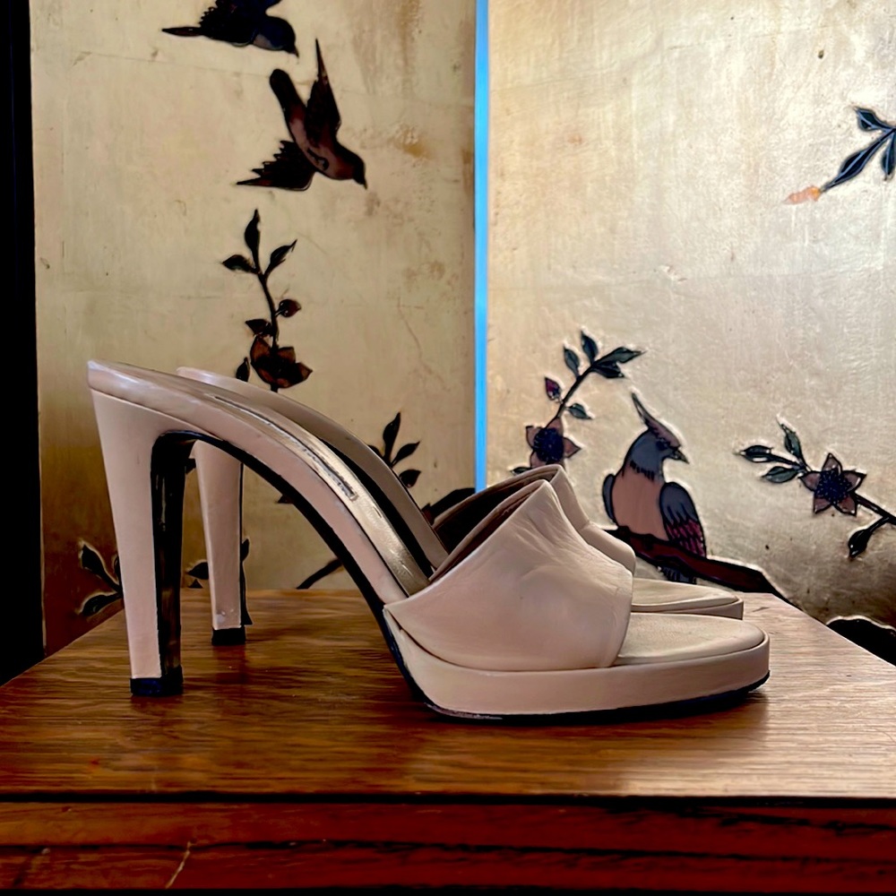 Size 8, 90s Charles David Heels, Vintage, Retro